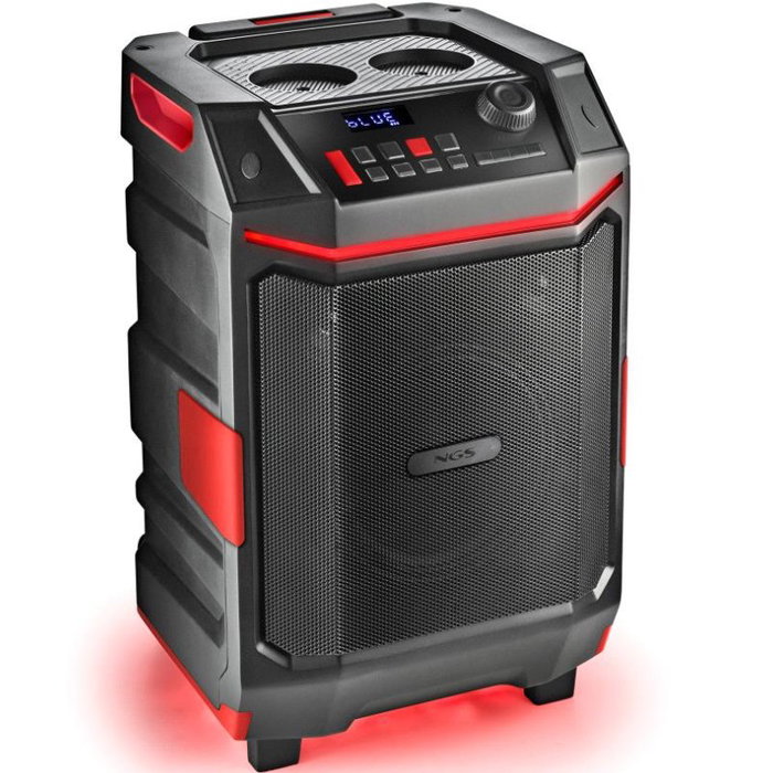 NGS WILD BASH Altavoz portátil estéreo 300W Negro